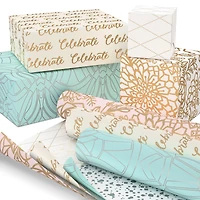 Pretty Pastels 3-Pack Reversible Wrapping Paper, 75 sq. ft. total for only USD 16.99 | Hallmark