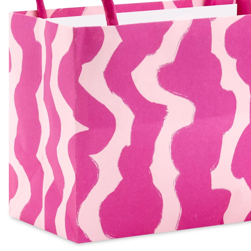 4" Patterned Pink Mini Horizontal Gift Bag Bundle for only USD 7.99 | Hallmark