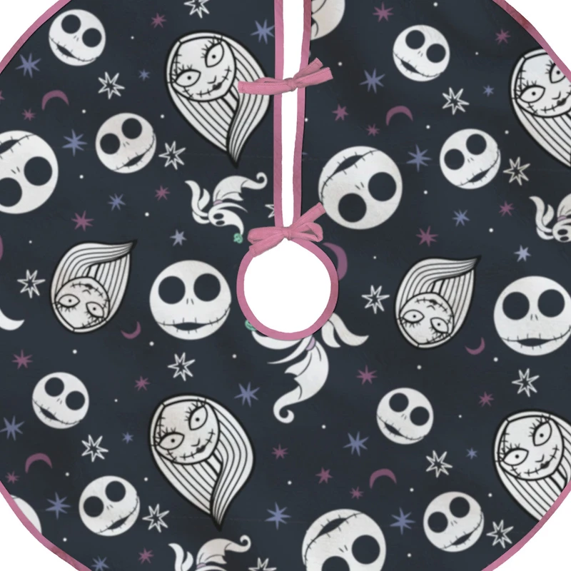 Disney Tim Burton's The Nightmare Before Christmas Fabric Hallmark Tree Skirt, 48" for only USD 22.99 | Hallmark
