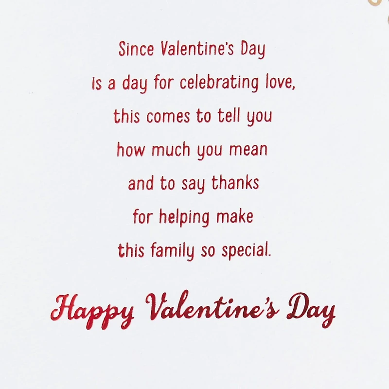 You Make Family Special Son and Daughter-in-Law Valentine's Day Card for only USD 5.59 | Hallmark