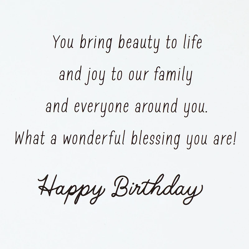 Joy to Our Family Birthday Card for Granddaughter with Ornament for only USD 8.59 | Hallmark