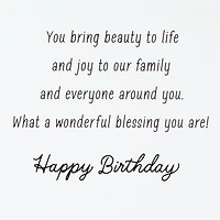 Joy to Our Family Birthday Card for Granddaughter with Ornament for only USD 8.59 | Hallmark