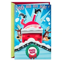 Santa Stuck in Chimney Funny Christmas Card With Sound and Motion for only USD 9.99 | Hallmark