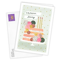 Pretty Pink Cake Custom Birthday Card for only USD 4.99 | Hallmark