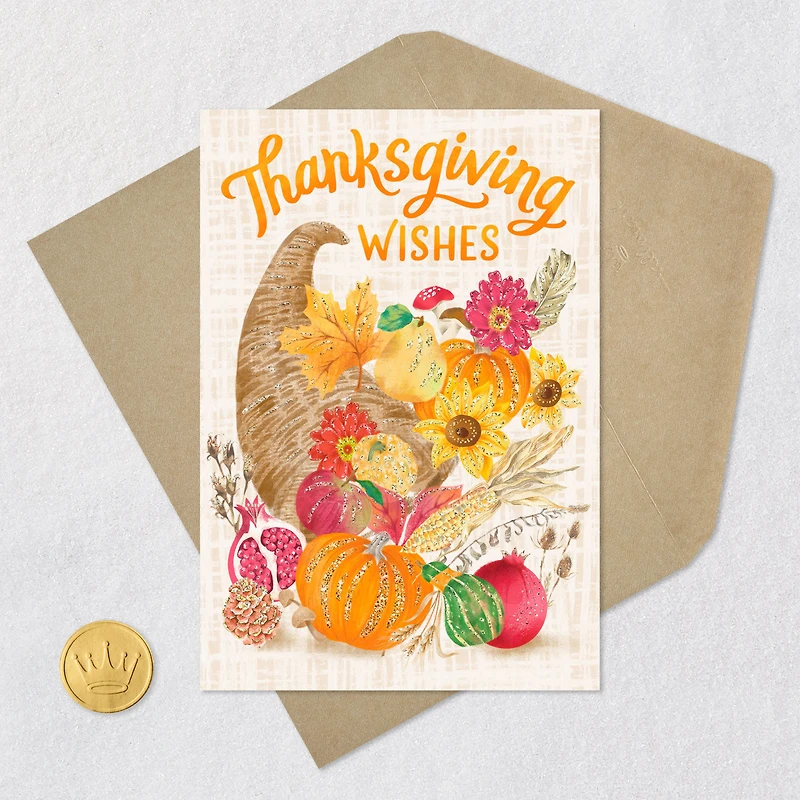 May Beauty and Blessings Warm Your Heart Thanksgiving Card for only USD 2.00 | Hallmark