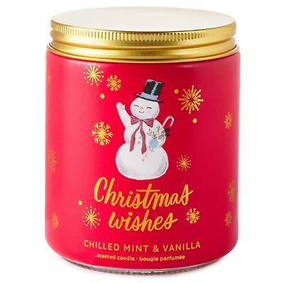 Christmas Wishes Chilled Mint and Vanilla Scented Jar Candle, 7 oz. for only USD 16.99 | Hallmark