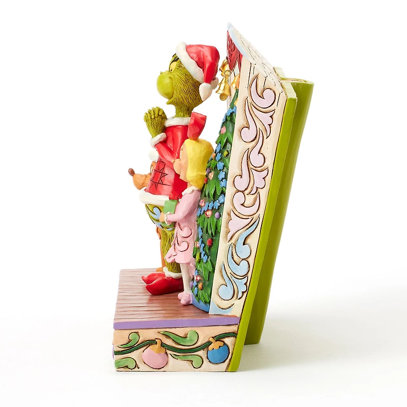 Jim Shore Grinch and Friends Light-Up Storybook Figurine, 6.2" for only USD 89.99 | Hallmark