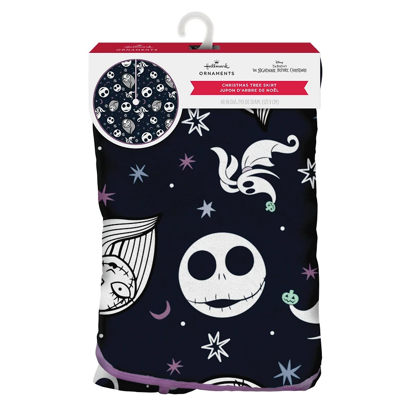Disney Tim Burton's The Nightmare Before Christmas Fabric Hallmark Tree Skirt, 48" for only USD 22.99 | Hallmark