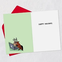 Hacker the Reindeer Funny Christmas Card for only USD 3.69 | Hallmark