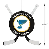 NHL St. Louis Blues® Hockey Personalized Ornament, Custom Text for only USD 24.99 | Hallmark
