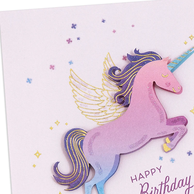 Unicorn May All Your Dreams Come True Birthday Card for Kids for only USD 6.59 | Hallmark