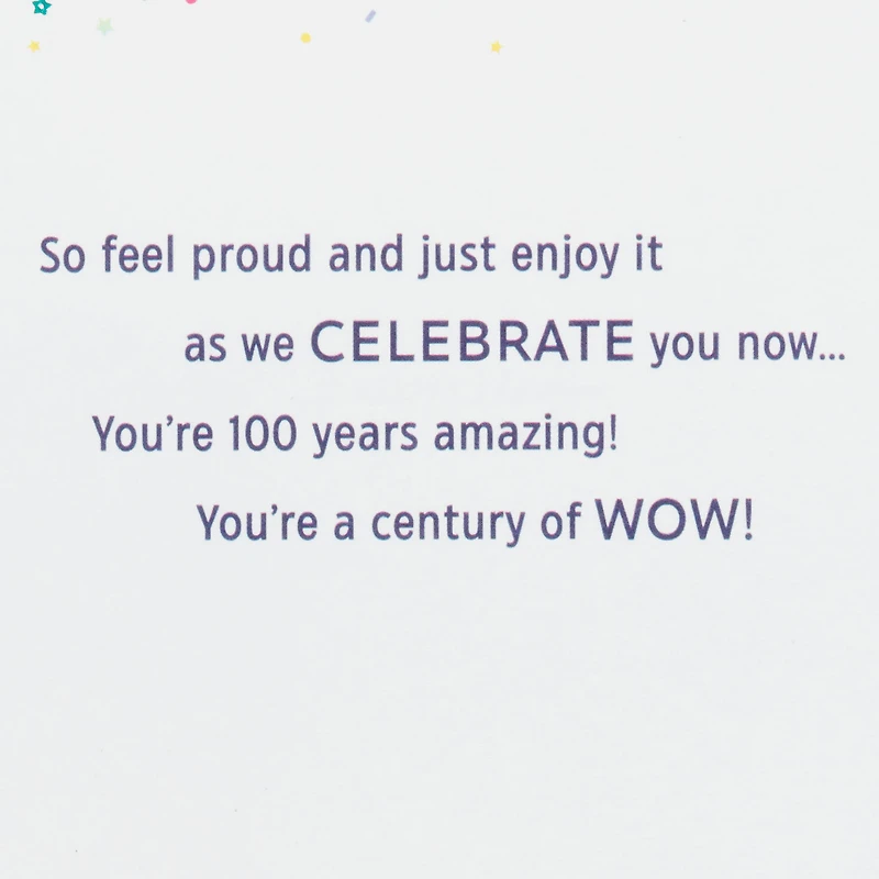 100 Years Amazing 100th Birthday Card for only USD 5.59 | Hallmark