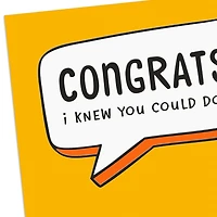 I Knew You Could Do It Funny Congratulations Card for only USD 4.49 | Hallmark