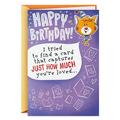 Love Explosion Funny Pop-Up Birthday Card With Sound for only USD 10.99 | Hallmark