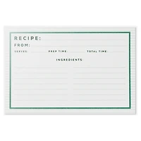 Classic Stripes Recipe Cards, Pack of 36 for only USD 7.99 | Hallmark