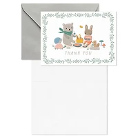 Bear and Bunny Picnic Blank Baby Thank You Notes, Pack of 10 for only USD 6.99 | Hallmark