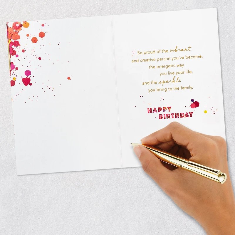 Proud of the Sparkle You Bring to Our Family Birthday Card for Daughter for only USD 4.59 | Hallmark