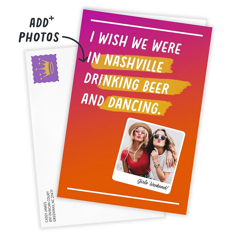 Personalized Fun Wish List Photo Card for only USD 4.99 | Hallmark