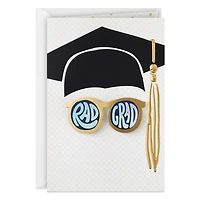 Rad Grad in Mortarboard Cap and Sunglasses Graduation Card for only USD 6.59 | Hallmark