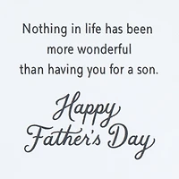 Great Sons Become Great Dads Father's Day Card for Son for only USD 5.99 | Hallmark
