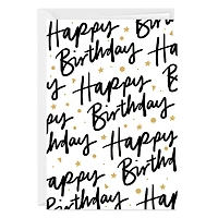 Hand Lettering and Stars Custom Birthday Card for only USD 4.99 | Hallmark