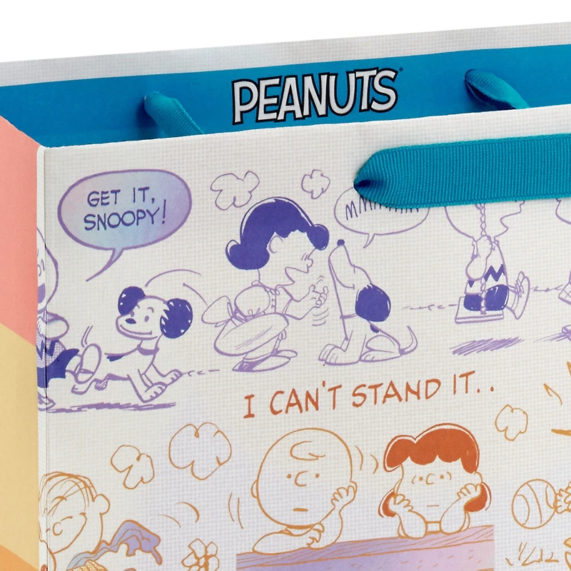 13" Peanuts® 75th Anniversary Scenes Large Gift Bag for only USD 4.49 | Hallmark