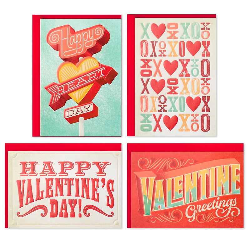 Vintage Signs Assorted Valentine's Day Cards, Pack of 24 for only USD 14.99 | Hallmark