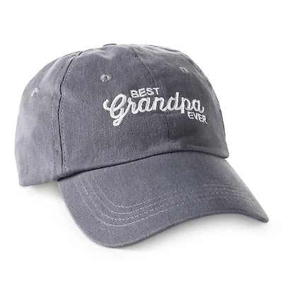 Best Grandpa Ever Gray Twill Baseball Cap for only USD 14.99 | Hallmark