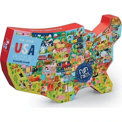Crocodile Creek USA 200-Piece Jigsaw Puzzle for only USD 27.50 | Hallmark