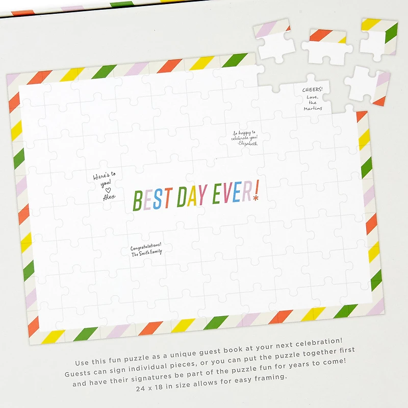 Best Day Ever Guest Book Puzzle for only USD 28.99 | Hallmark
