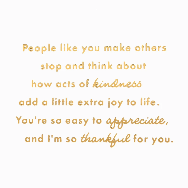 You're So Easy to Appreciate Thank You Card for only USD 6.59 | Hallmark