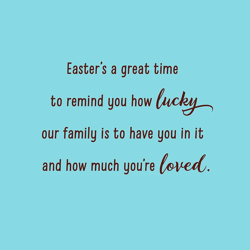 Our Family Is Lucky To Have You Easter Card for Nephew for only USD 2.99 | Hallmark