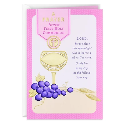 Lord, Bless this Special Girl First Communion Card for Her for only USD 4.99 | Hallmark