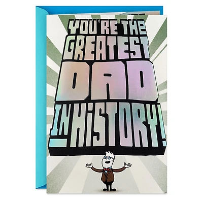 Greatest Dad in History—and Prehistory Funny Pop-Up Father's Day Card for only USD 8.59 | Hallmark