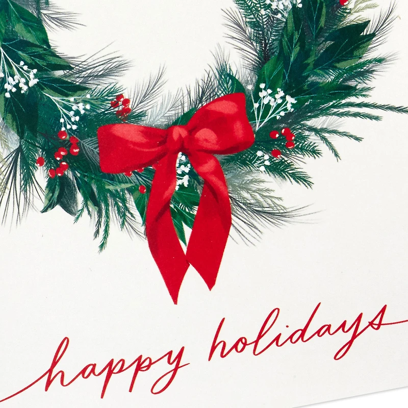 Greenery Wreath Pine-Scented Boxed Christmas Cards, Pack of 12 for only USD 20.49 | Hallmark