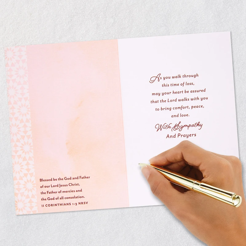 The Lord Is With You Religious Sympathy Card for Loss of Loved One for only USD 4.99 | Hallmark