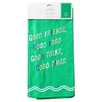 Good Friends, Food, Talks and Times Tea Towel, 18x26 for only USD 14.99 | Hallmark