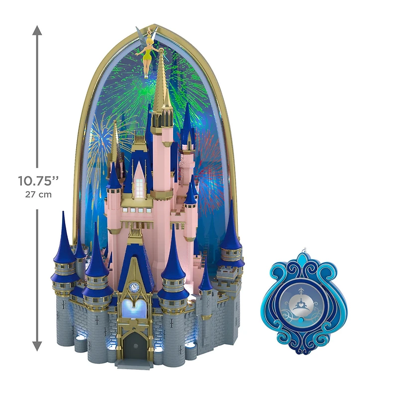 Walt Disney World Magic Kingdom Cinderella Castle Tree Topper With Light and Sound, 10.75" for only USD 199.99 | Hallmark