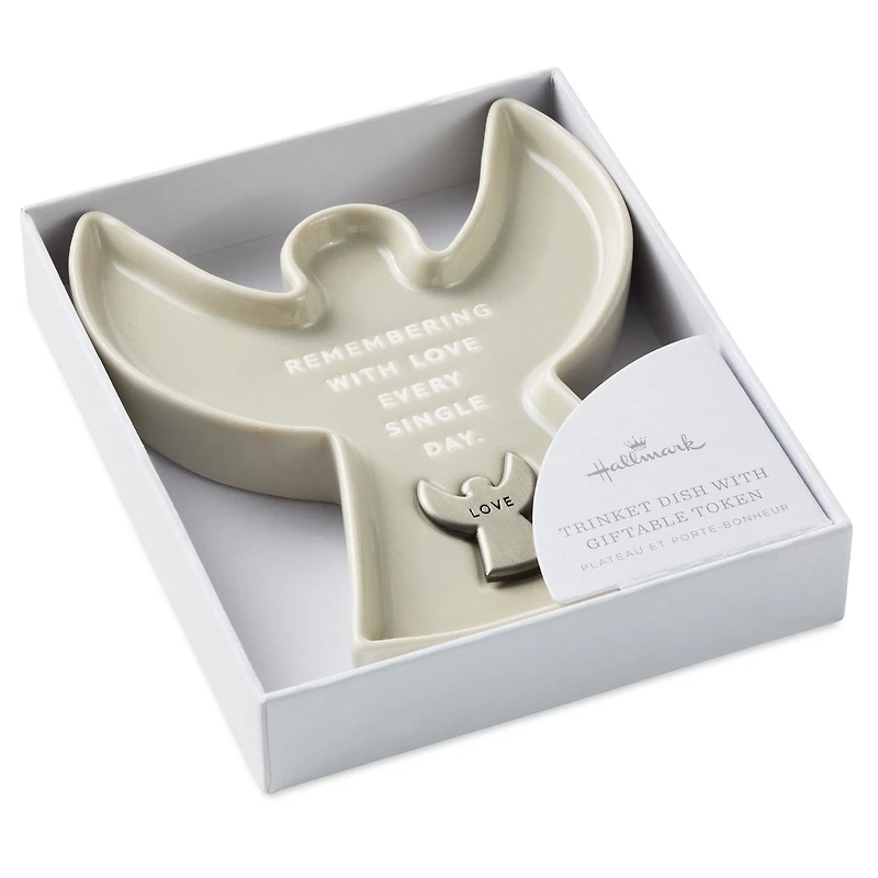 Angel-Shaped Trinket Dish With Token for only USD 28.99 | Hallmark