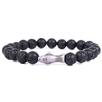 Fahlo Lava Stone Shark Voyage Bracelet for only USD 18.99 | Hallmark