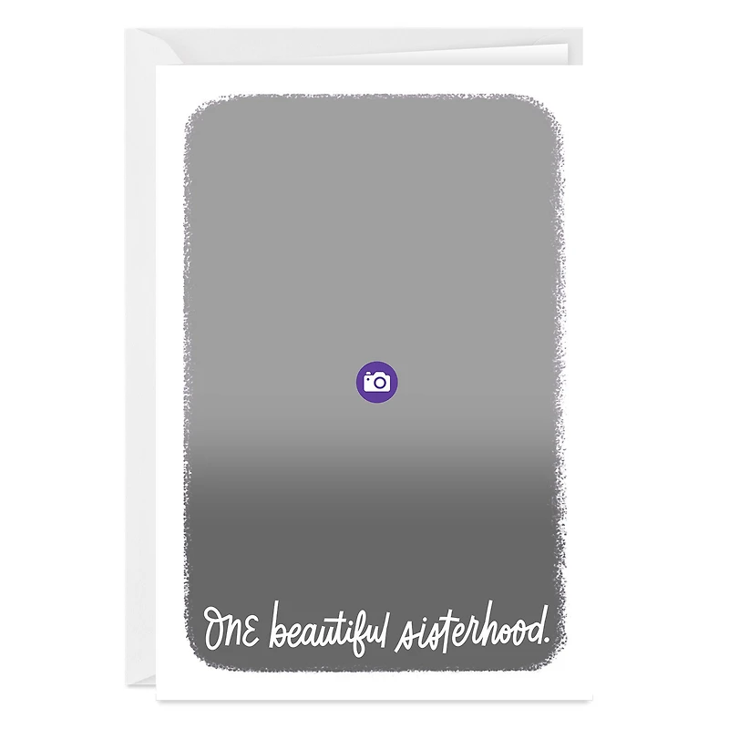 Beautiful Sisterhood White Frame Custom Card for only USD 4.99 | Hallmark