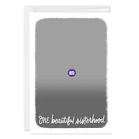 Beautiful Sisterhood White Frame Custom Card for only USD 4.99 | Hallmark