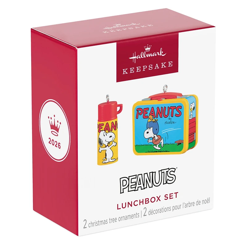 Mini The Peanuts® Gang Lunchbox Set Ornaments, Set of 2 for only USD 24.99 | Hallmark