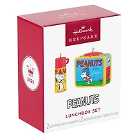 Mini The Peanuts® Gang Lunchbox Set Ornaments, Set of 2 for only USD 24.99 | Hallmark