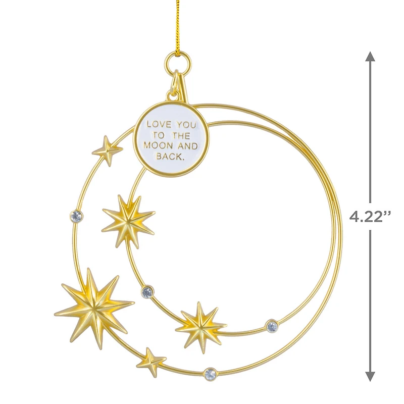 Signature Love You to the Moon Constellation Metal Hallmark Ornament for only USD 22.99 | Hallmark