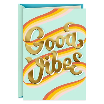 Good Vibes Encouragement Card for only USD 3.59 | Hallmark