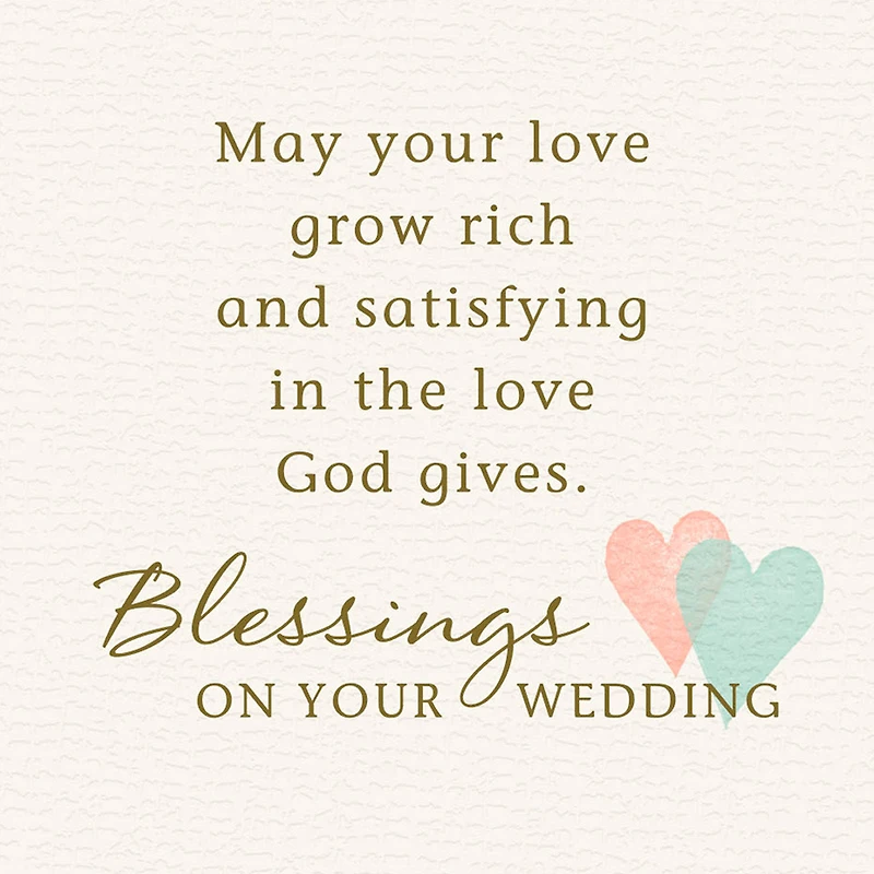 Two Hearts, One Love Religious Wedding Card for only USD 4.59 | Hallmark