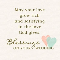 Two Hearts, One Love Religious Wedding Card for only USD 4.59 | Hallmark