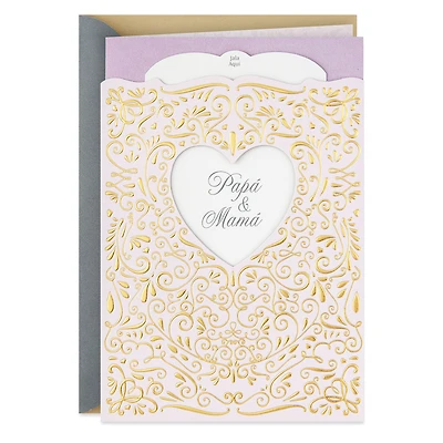 Heart of Our Family Spanish-Language Anniversary Card for Papá & Mamá With Keepsake Sentiment for only USD 4.99 | Hallmark