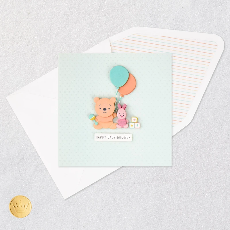Disney Winnie the Pooh Never a Sweeter Thing Baby Shower Card for only USD 7.59 | Hallmark